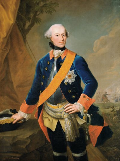 弗雷德里克，1759年，Schaumburg-Lippe-Buckeburg伯爵 作者 Johann Georg Ziesenis